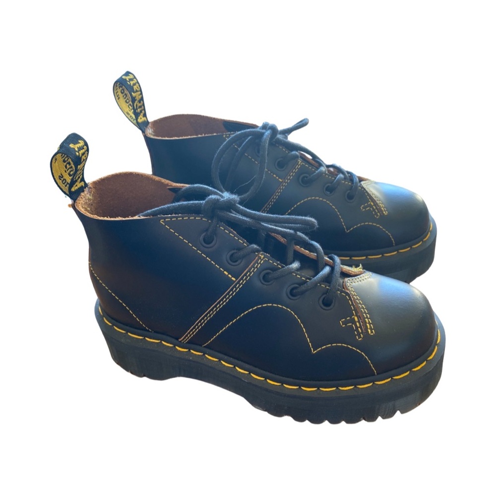 Dr. Martens Church Platform Monkey Boots
